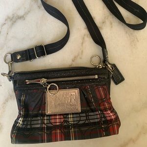 Coach plaid cross body